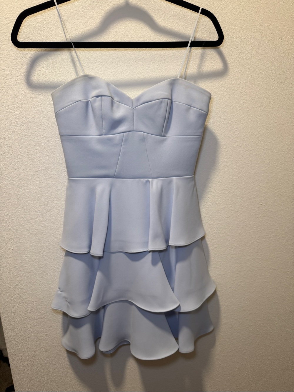 Amanda Uprichard Blue Mini Dress